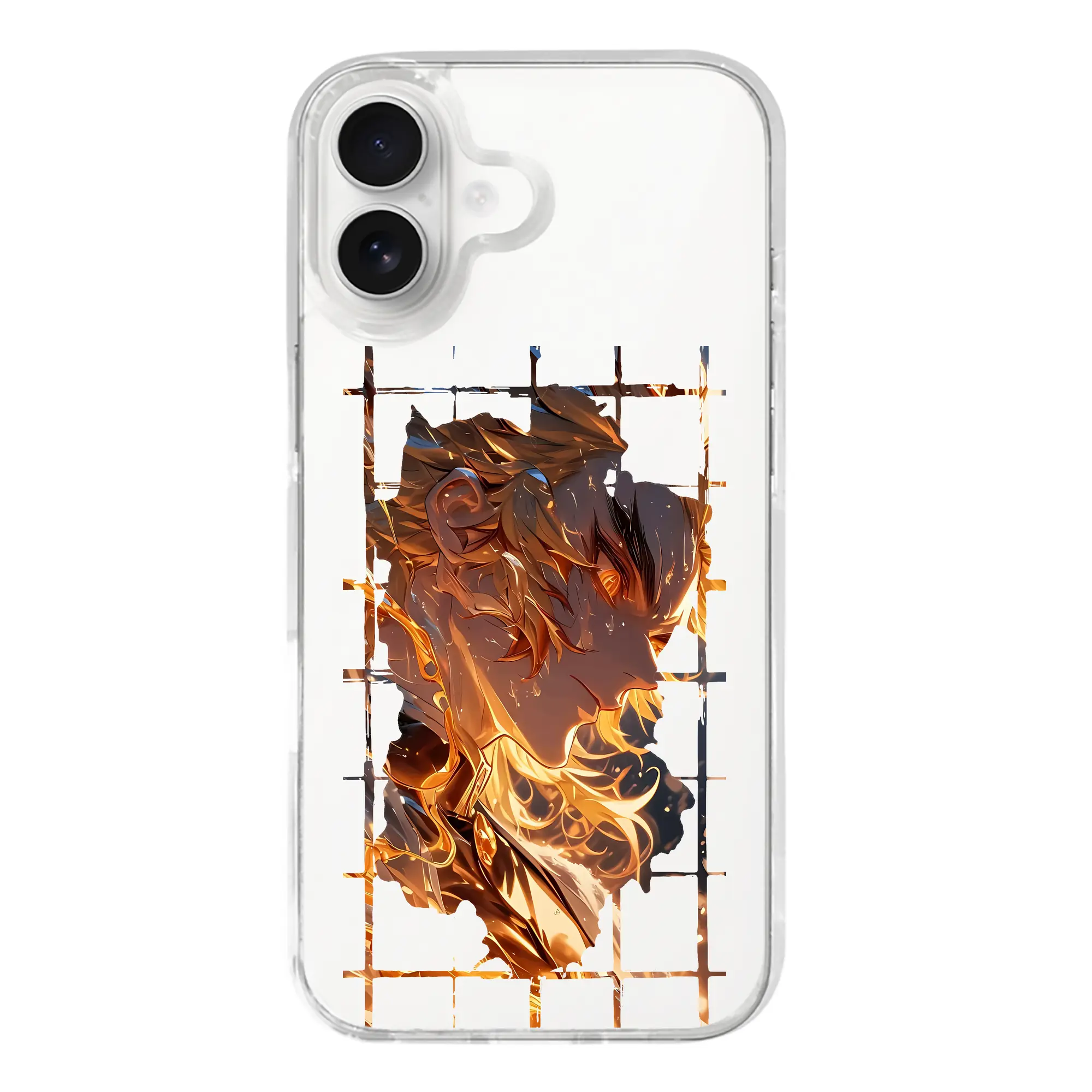 鬼滅の刃 グッズ,煉獄 杏寿郎 - iPhone 17シリーズ 透明スマホケース – 薄型・耐衝撃・精密フィット保護カバー